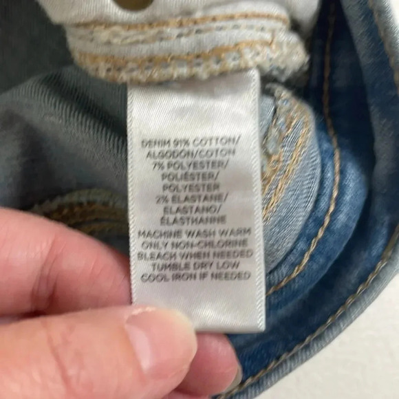 LOFT Skinny Cropped Jeans - Size 14/32 - Picture 6 of 8